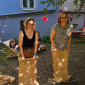 Sackh&uuml;pfen im Pfarrgarten