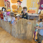 Eifrige Kinder in der Probe