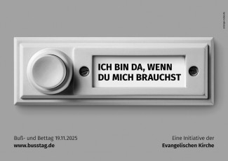 Buß- und Bettag 2025 quer grau
