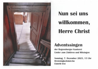Adventssingen mit der Regensburger Kantorei