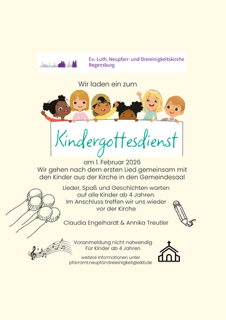 Kindergottesdienst in der Neupfarrkirche