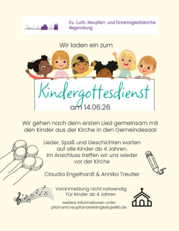 Kindergottesdienst in der Neupfarrkirche