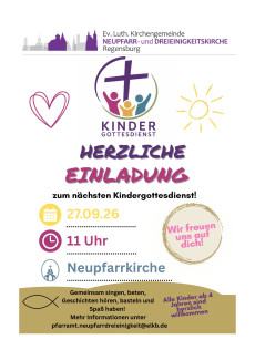 Kindergottesdienst 27.09.2026
