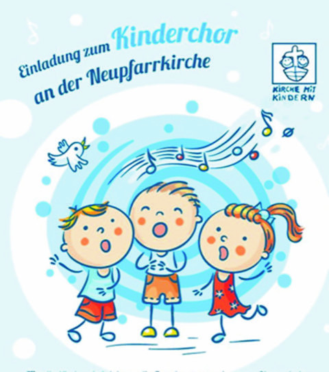 Plakat vom Kinderchor