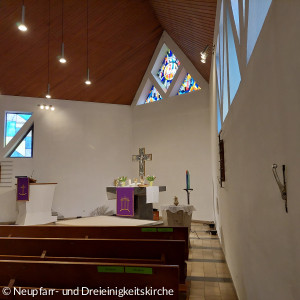 Blick auf den Altarraum