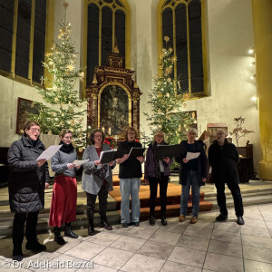 Das Chörle singt beim Chill und Chili in der Neupfarrkirche