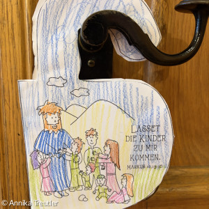 Türschild Jesus und die Kinder 